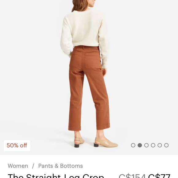 Everlane straight leg crop - Picture 2 of 5